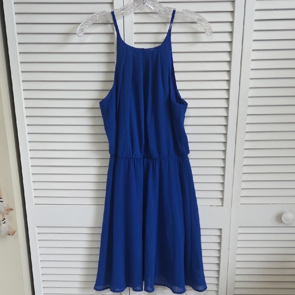 Blue Rain Sleeveless Dress